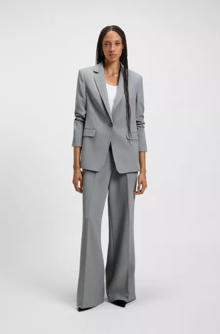 Fitted blazer in stretch fabric