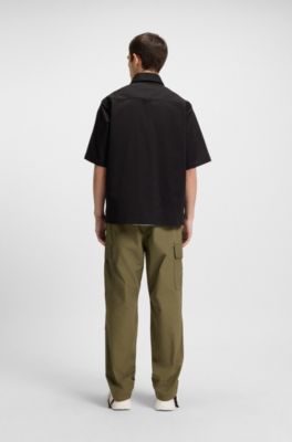 Pantalones relaxed fit en tejido antidesgarros, Cal