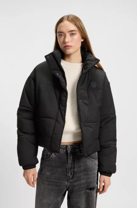 Water-repellent jacket with Happy HUGO badge