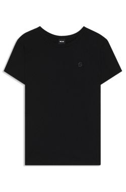T-shirt Slim en coton mercerisé avec monogramme Double B