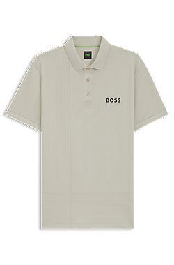 Polo sportif à séchage rapide avec motif à carreaux