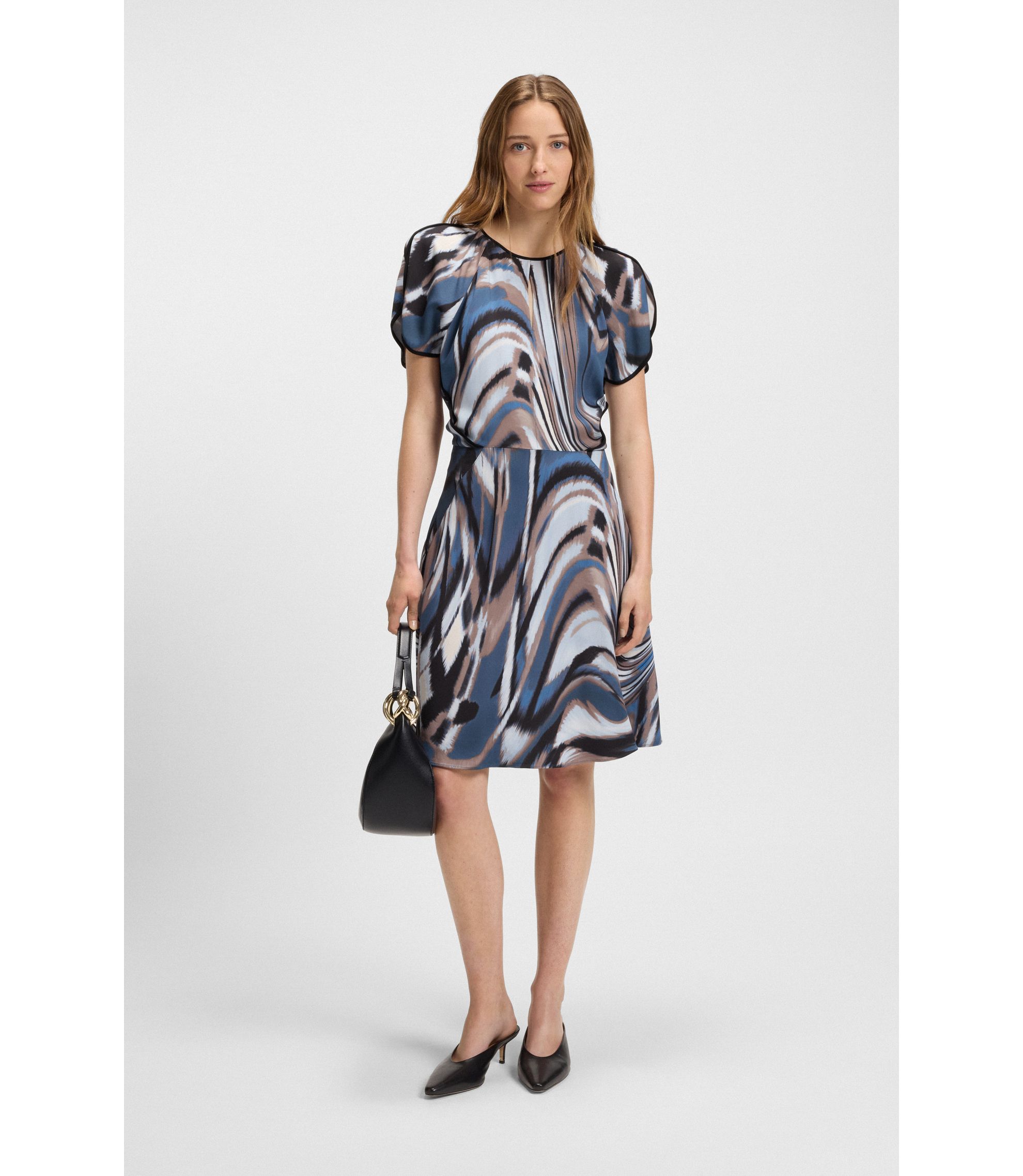 ワンピース BOSS Woman Dress Multicolor 50530949 975 HUGO BOSS | Women's Business Dresses
