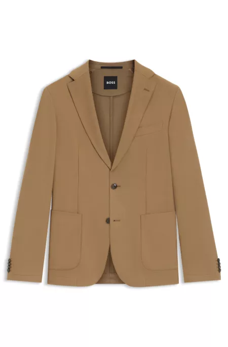 Machine-washable slim-fit jacket in stretch fabric