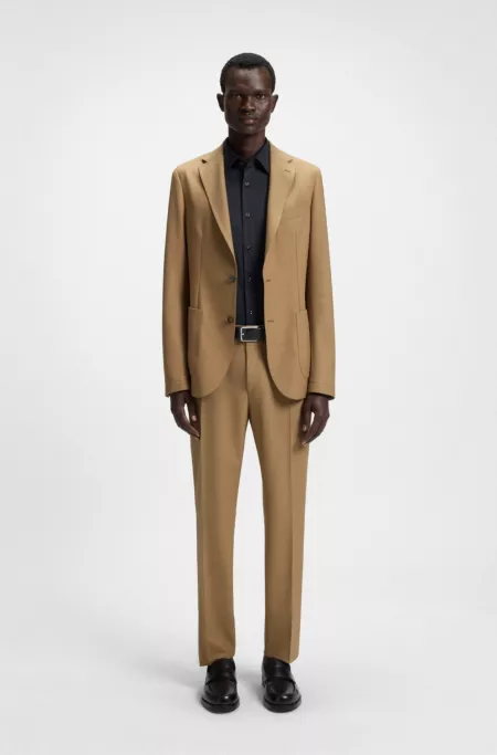 Machine-washable slim-fit jacket in stretch fabric