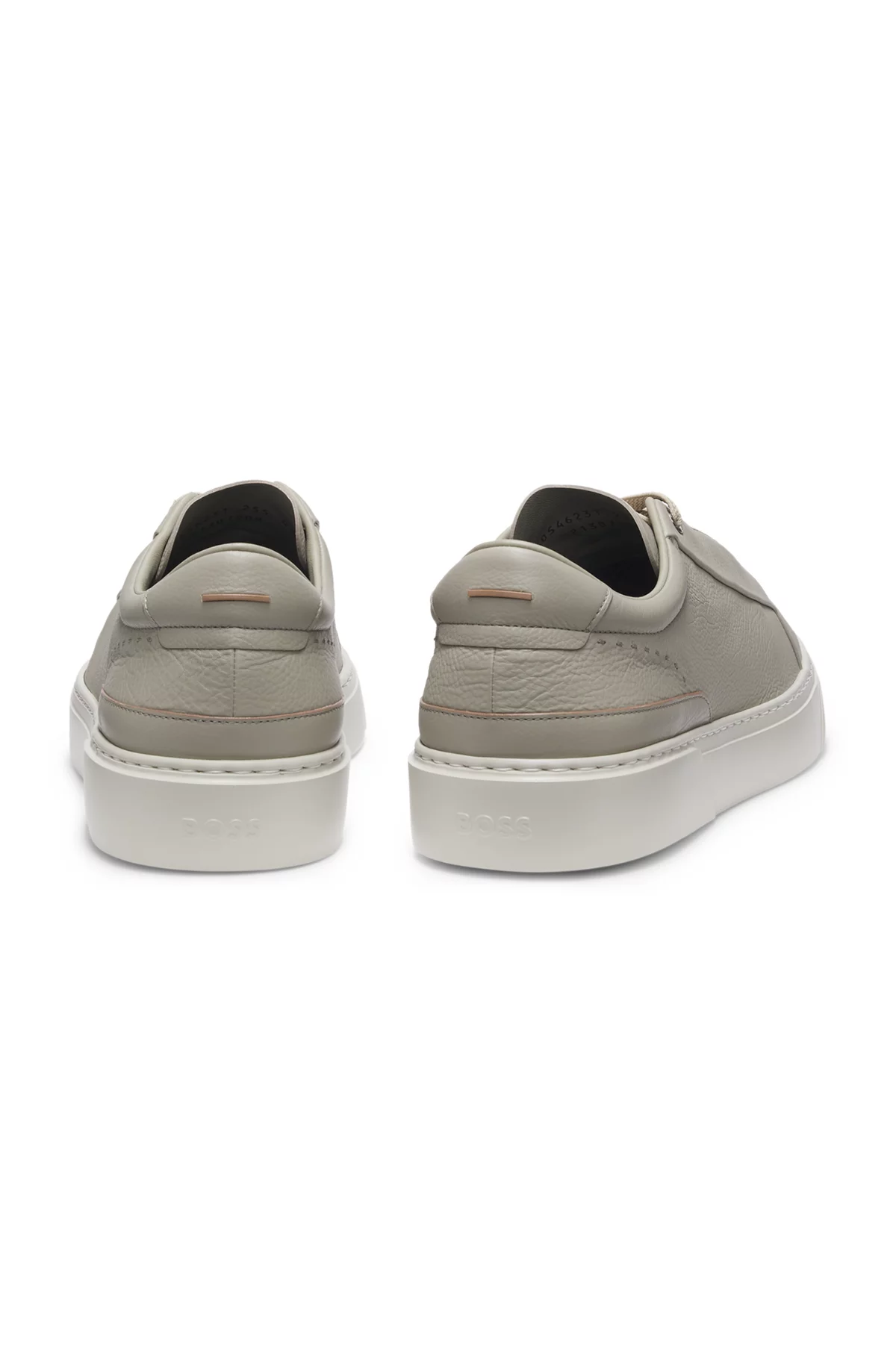 Deportivas Gary de piel granulada con suela XL EXTRALIGHT®, Caqui