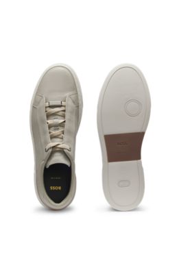 Deportivas Gary de piel granulada con suela XL EXTRALIGHT&reg;, Caqui