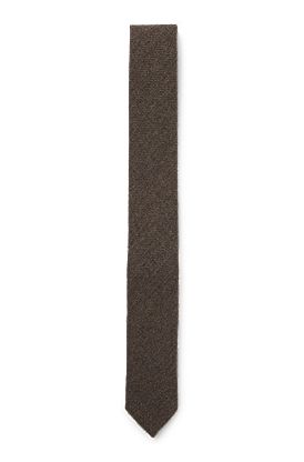 Formal tie with herringbone weave