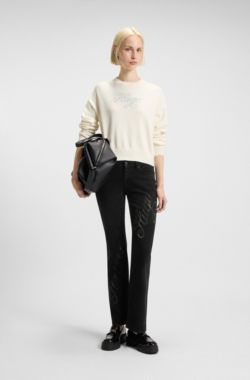 V-Neck Hardware One-Piece Swimsuit