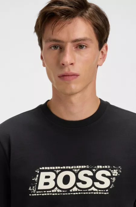 Logo-artwork T-shirt in cotton jersey