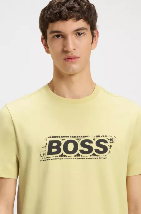 Logo-artwork T-shirt in cotton jersey