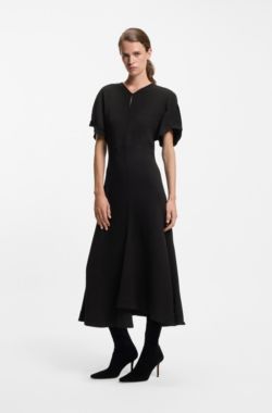 V-Neck Hardware One-Piece Swimsuit