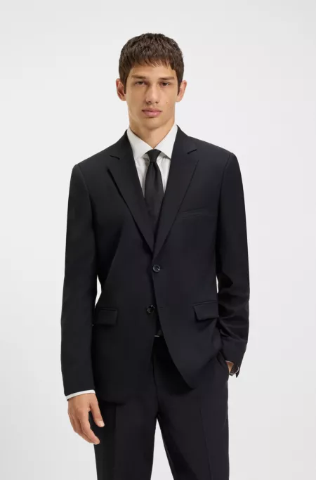 Extra-slim-fit jacket in virgin wool