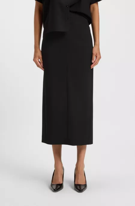 Pencil skirt in virgin wool
