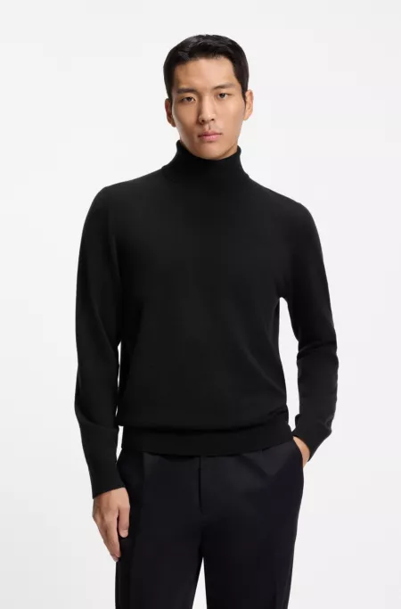 Rollneck sweater in cashmere