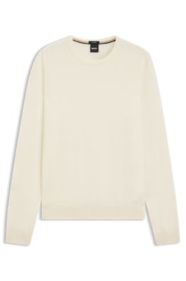 Cashmere sweater in a regular fit, White