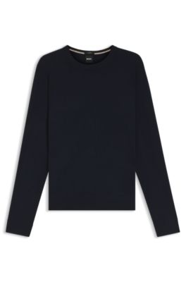 Cashmere sweater in a regular fit, Dark Blue