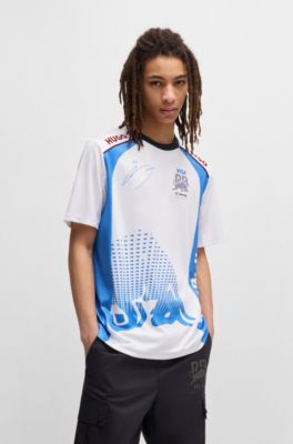 HUGO x VCARB fanwear T-shirt with Yuki Tsunoda artwork, White