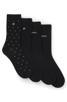 Four-pack of logo-detail socks in a regular length