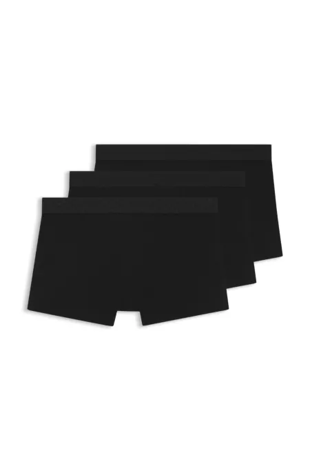 Three-pack of stretch-cotton trunks