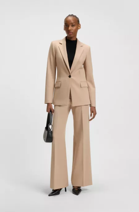 Regular-fit blazer in stretch fabric