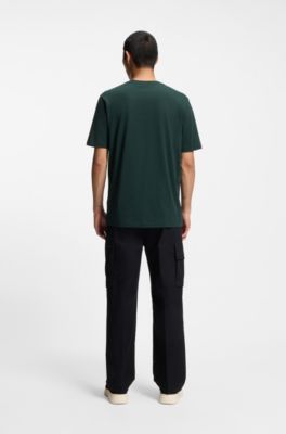 Camiseta de punto de algod&oacute;n con ilustraci&oacute;n bordada, Cal