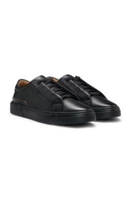 Gary trainers with hidden laces, Black