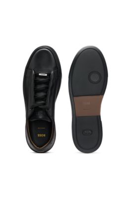 Gary trainers with hidden laces, Black