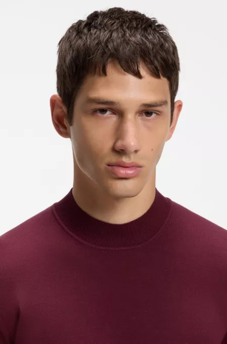 High-neck sweater in a slim fit