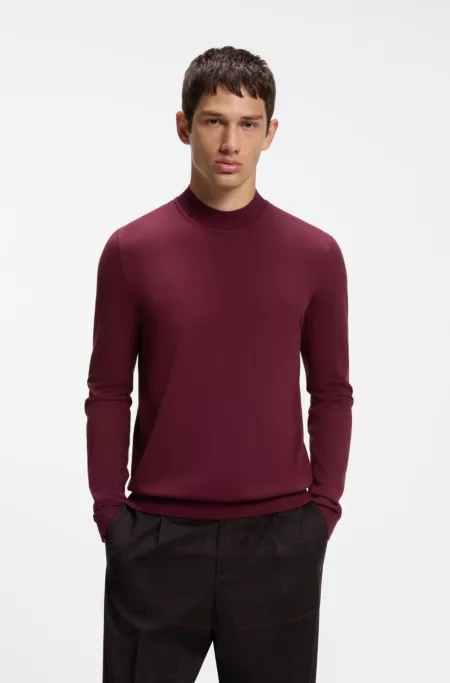 High-neck sweater in a slim fit