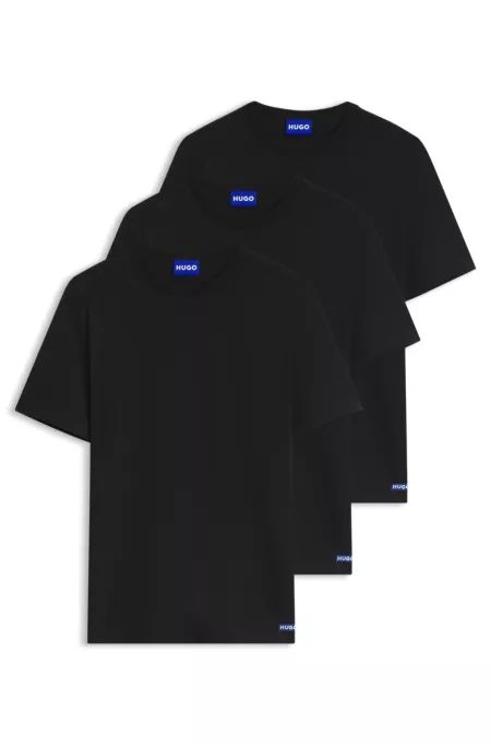 Three-pack of logo-print cotton T-shirts