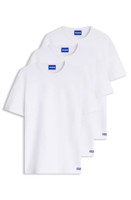 Three-pack of logo-print cotton T-shirts