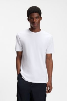 Three-pack of logo-print cotton T-shirts, White