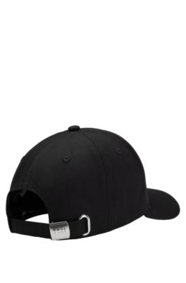 Casquette Porsche&nbsp;x&nbsp;BOSS en twill de coton avec patch &agrave; logo du partenariat, Noir