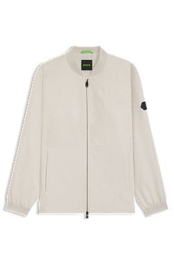 Water-repellent jacket with Double B monogram pattern