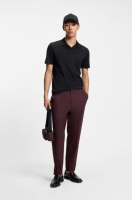 Bolso de bandolera en sarga con detalle de logo apilado met&aacute;lico, Marr&oacute;n claro