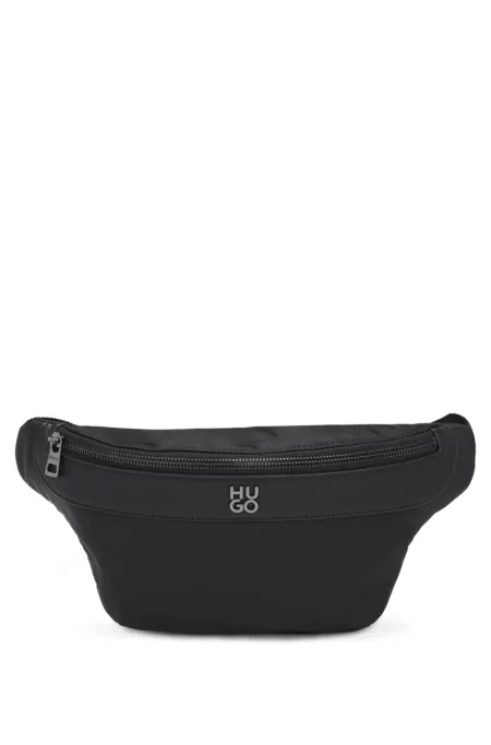 Belt bag with stacked logo