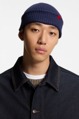 Regular-fit jacket in dark-blue denim, Dark Blue