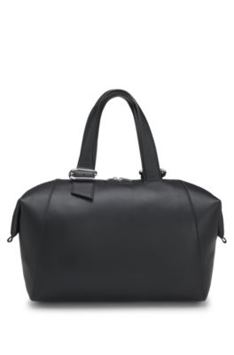 Bolso tote grande con tama&ntilde;o ajustable, Negro