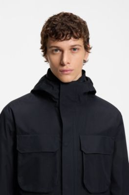 Water-repellent jacket with padded inner, Dark Blue