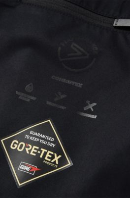 Parka impermeable de GORE-TEX&reg; con capucha, Azul oscuro