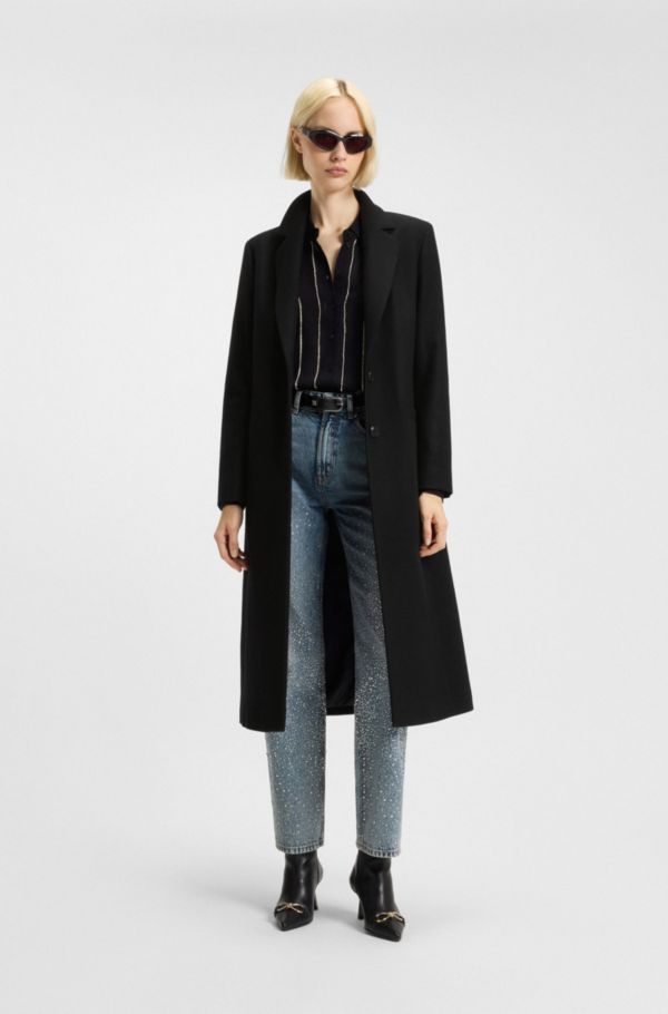 Wool-blend coat in a relaxed fit - image 2