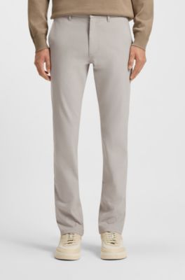 Pantalones slim fit de tejido el&aacute;stico estampado, Cal