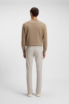 Pantalones slim fit de tejido el&aacute;stico estampado, Cal