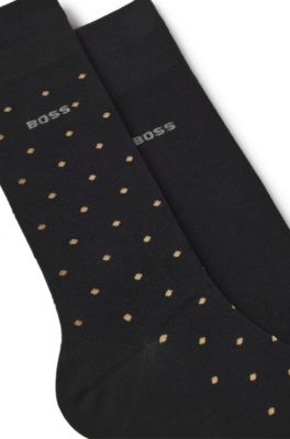 Two-pack of regular-length socks, Black