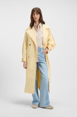 Baskets en cuir su&eacute;d&eacute; avec monogramme Double&nbsp;B, Brun chin&eacute;