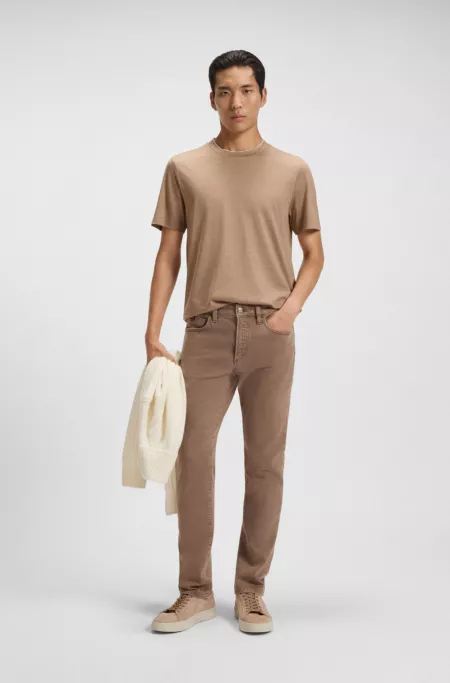 Slim-fit jeans in super-soft stretch denim