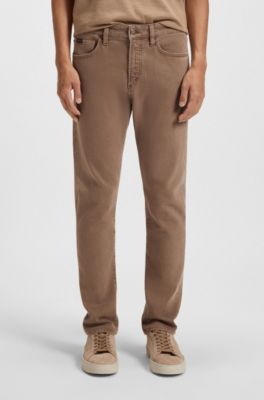 Jean Slim Fit en denim stretch ultra doux, Gris sombre