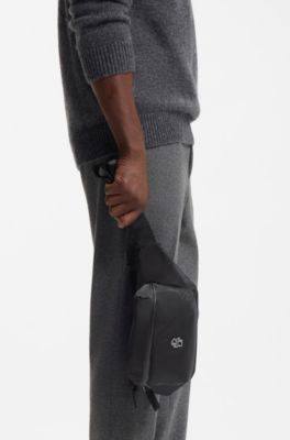 Belt bag with Double B monogram, Black