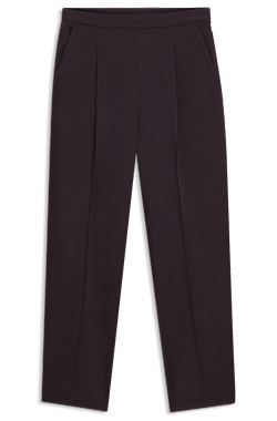 Regular-fit trousers with tapered leg