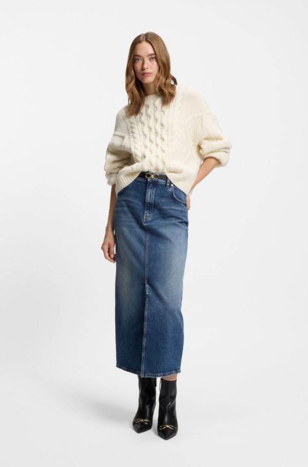 Cable-knit sweater in an oversized fit - image 2